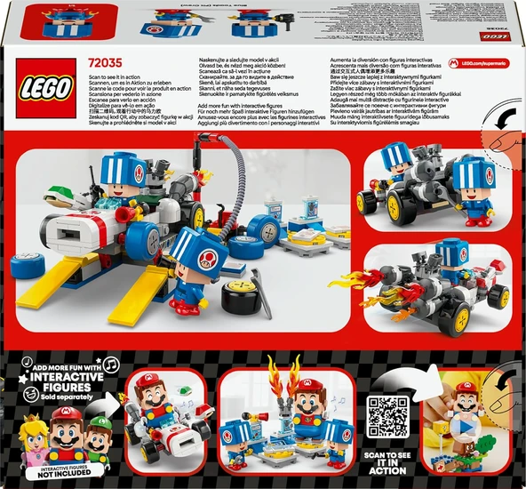 Lego Super Mario: Mario Kart – Toad’Un Garajı 72035, 8 Yaş Ve Üzeri Erkek Ve Kız Çocukları İçin, 2 M - Resim 4