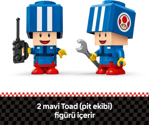 Lego Super Mario: Mario Kart – Toad’Un Garajı 72035, 8 Yaş Ve Üzeri Erkek Ve Kız Çocukları İçin, 2 M - Resim 7