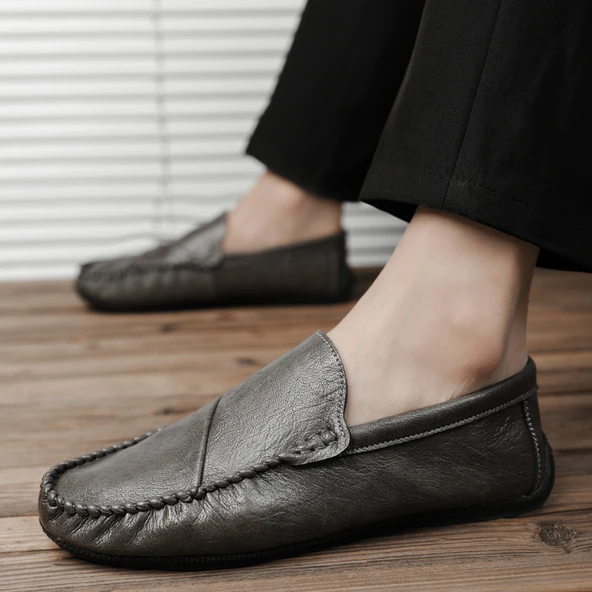 Erkek Loafer Ayakkabı (Haki)