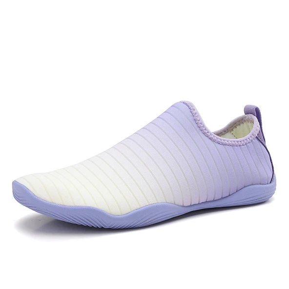 Unisex Yüzme ve Yoga Ayakkabısı - Açık Hava, Plaj, Su Sporları (Beyaz - Mavi) - 2