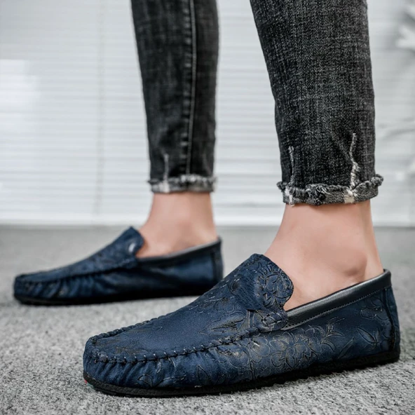 Erkek Loafer Ayakkabı (Mavi)