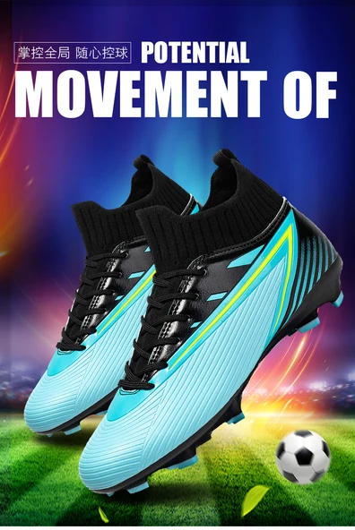 Unisex Uzun Kramponlu Futbol Ayakkabısı (Uzun Çiviler için Ay Işığı) - Resim 9