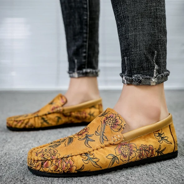 Erkek Loafer Ayakkabı (Sarı)