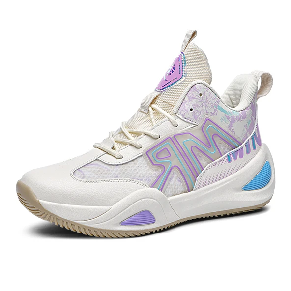 Unisex Çocuk Basketbol Ayakkabısı (Beyaz-5) - 5