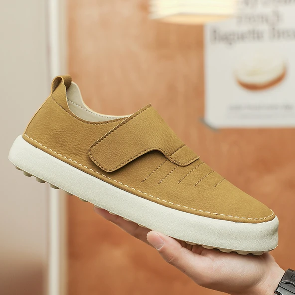 Erkek Loafer Kaykay Ayakkabısı (Buğday)