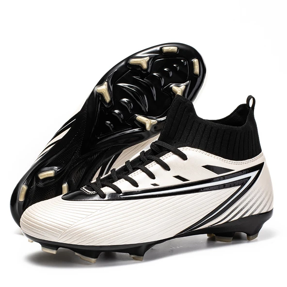 Unisex Uzun Kramponlu Futbol Ayakkabısı (Çivili Ayakkabılar için Bej) - 5
