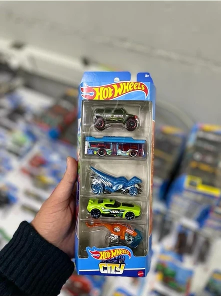 Hot Wheels 5 Li Cıty Serisi,07429901806Bus ürün görseli 1