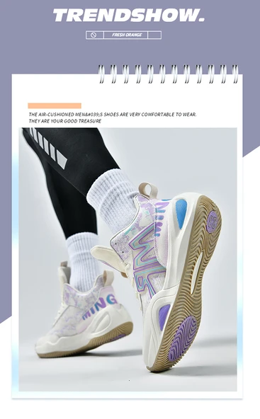 Unisex Çocuk Basketbol Ayakkabısı (Beyaz-Ay-5) - 10