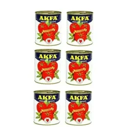 AKFA ÇAY Akfa Domates Salçası Teneke 6 X 830 G