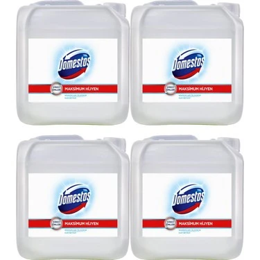 Domestos Çamaşır Suyu 3240ml Kar Beyazı (4 Lü Set) Yoğun Kıvamlı