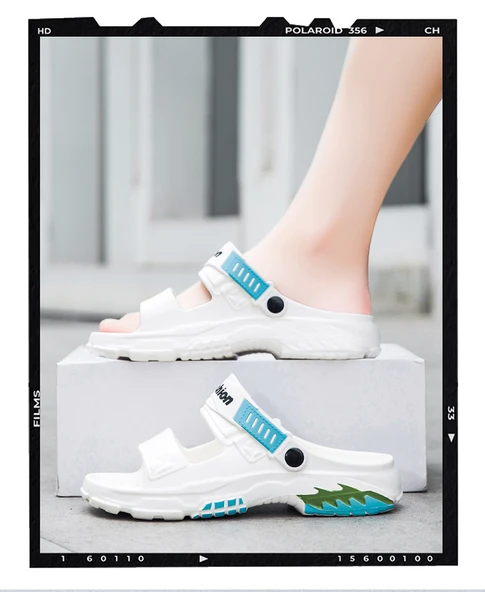 Unisex Plaj Sandalet (Haki-1) - 11