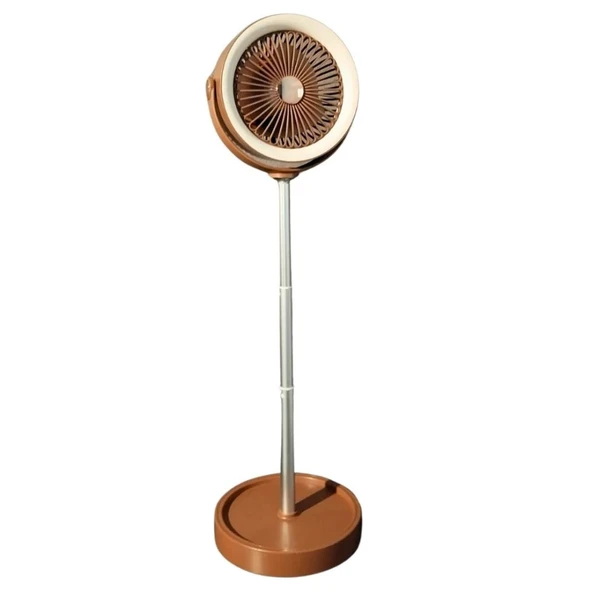 Inovaxis Masa Tipi Midi Fan  Taşınabilir Şarjlı Kademeli Hız ve Yükseklik Ayarı