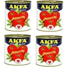 AKFA ÇAY Akfa Domates Salçası Teneke 4 X 830 G