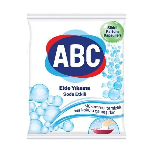 ABC Elde Yıkama Toz Çamaşır Deterjanı Soda Etkili 6 X 600 g