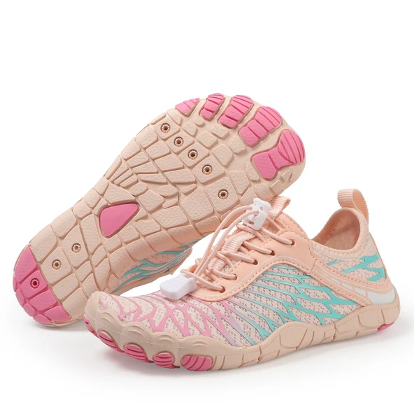 Unisex Çocuk Açık Hava Spor Ayakkabı (Lotus Kökü Pembe)