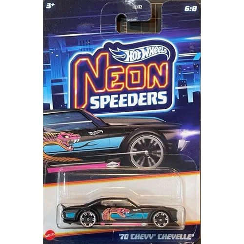Hot Wheels Neon Yarışçılar Hlh72-70 Chevy Chevelle Jby97 ürün görseli 1
