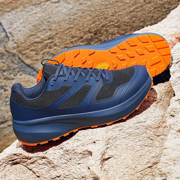 Unisex Hafif Günlük Spor Ayakkabı (Mavi - Turuncu)