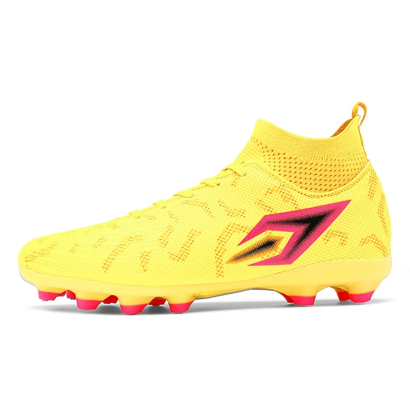 Unisex Yüksek Topuklu TF Futbol Ayakkabısı (Limon Sarısı)