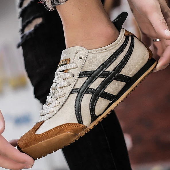 Unisex Günlük Spor Ayakkabı (Siyah - Sarı) - Resim 4