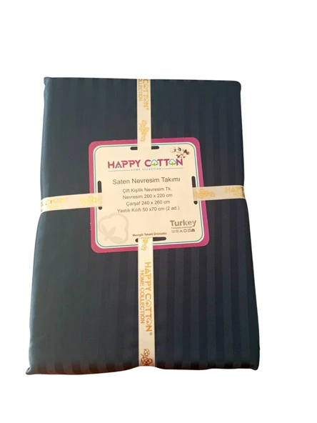 %100 PAMUK SATEN ÇİFT KİŞİLİK NEVRESİM TAKIMI - 3