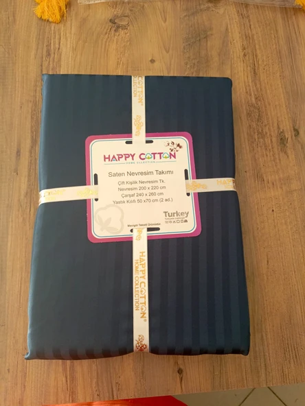 %100 PAMUK SATEN ÇİFT KİŞİLİK NEVRESİM TAKIMI - 2
