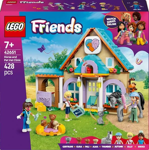 Lego Friends At Ve Evcil Hayvan Veteriner Kliniği 42651-7 Yaş Ve Üzeri Kız Ve Erkek Çocuklar Için Mi - Resim 4