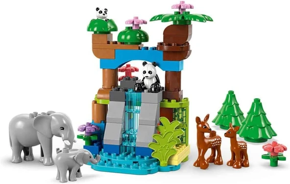 Lego Duplo Kasabası 3’Ü 1 Arada Vahşi Hayvan Aileleri 10446-2 Yaş Ve Üzeri Çocuklar Için Eğitici Ve - Resim 4