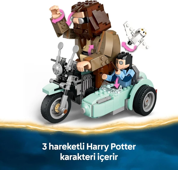 Lego Harry Potter Hagrid Ve Harry’Nin Motosiklet Yolculuğu 76443-9 Yaş Ve Üzeri Çocuklar Ve Yetişkin - Resim 7