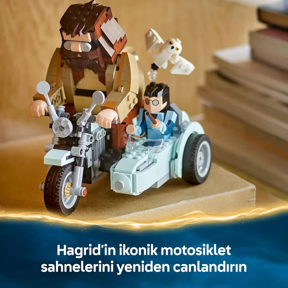 Lego Harry Potter Hagrid Ve Harry’Nin Motosiklet Yolculuğu 76443-9 Yaş Ve Üzeri Çocuklar Ve Yetişkin - Resim 6