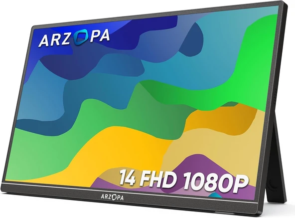Arzopa A1S 14" Full HD 60Hz IPS Ultra İnce Taşınabilir Monitör