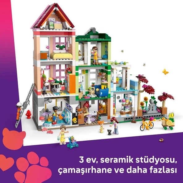 Lego Friends Heartlake City Daireleri Ve Mağazaları 42670-12 Yaş Ve Üzeri Genç Kız Ve Erkekler Için - Resim 3