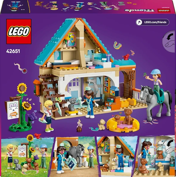 Lego Friends At Ve Evcil Hayvan Veteriner Kliniği 42651-7 Yaş Ve Üzeri Kız Ve Erkek Çocuklar Için Mi - Resim 5