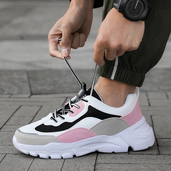 Unisex Günlük Spor Ayakkabı (Siyah - Yeşil-5)
