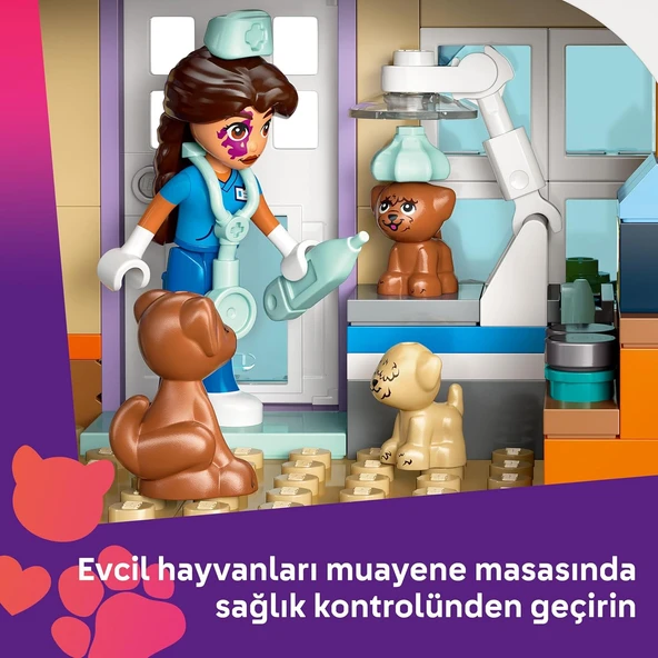 Lego Friends At Ve Evcil Hayvan Veteriner Kliniği 42651-7 Yaş Ve Üzeri Kız Ve Erkek Çocuklar Için Mi - Resim 7