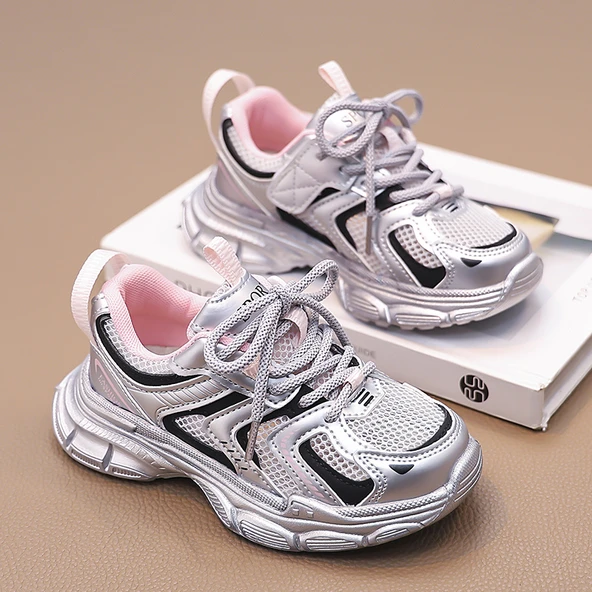 Unisex Çocuk Spor Ayakkabı (Pembe)