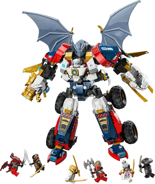 Lego Ninjago Zane’In Ultra Kombo Mech’I 71834-9 Yaş Ve Üzeri Çocuklar Için Araba, Jet Ve Ejderha İçe - Resim 2