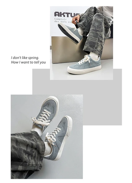 Erkek Kanvas Ayakkabı (Siyah) - Resim 10