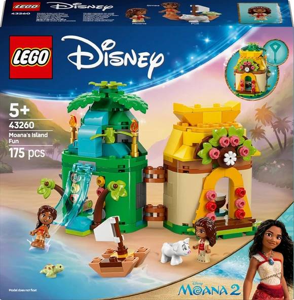 Lego ǀ Disney Princess Moana’Nın Ada Eğlencesi 43260, 5 Yaş Ve Üzeri Kız Ve Erkek Çocukları İçin Yar - Resim 4