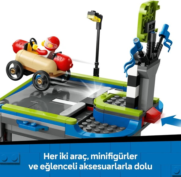 Lego City Senin Kuralların: Yarış Arabası Rampa Parçası 60460-6 Yaş Ve Üzeri Çocuklar Için Sürücü Mi - Resim 6
