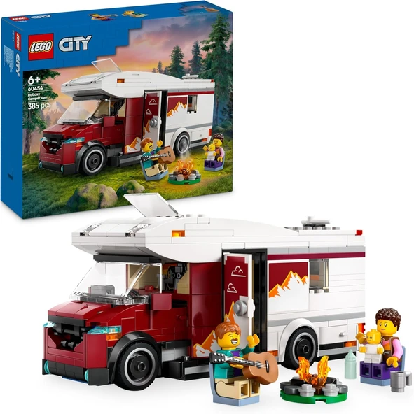 Lego City Tatil Macera Karavanı 60454-6 Yaş Ve Üzeri Çocuklar Için Yaratıcı Oyuncak Yapım Seti, Doğu ürün görseli 1