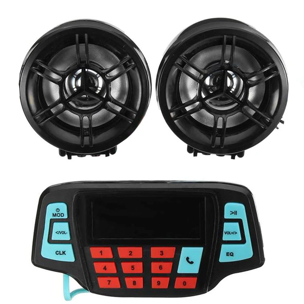 MOTOSİKLET USB ŞARJ VE MÜZİK SİSTEMİ