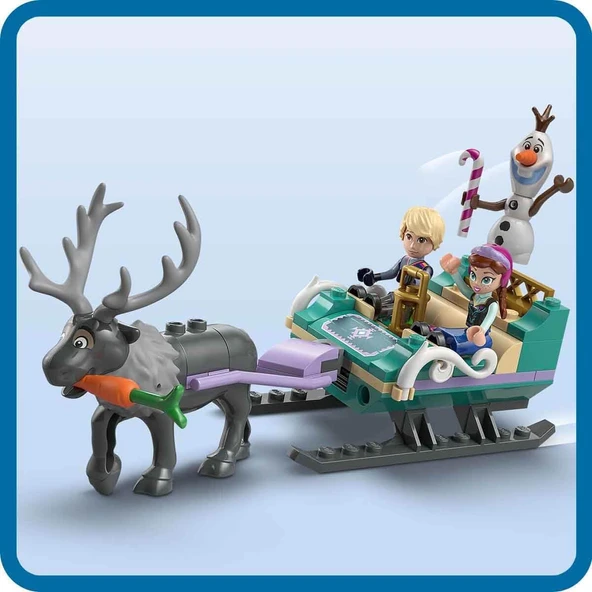 Lego ǀ Disney Frozen Anna’Nın Kızak Macerası 43256-4 Yaş Ve Üzeri Prenses Seven Çocuklar Için Yaratı - Resim 4