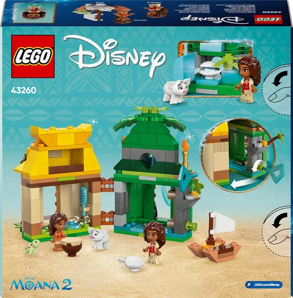Lego ǀ Disney Princess Moana’Nın Ada Eğlencesi 43260, 5 Yaş Ve Üzeri Kız Ve Erkek Çocukları İçin Yar - Resim 5