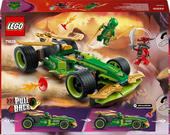 Lego Ninjago Lloyd’Un Çek-Bırak Yarış Arabası 71828-7 Yaş Ve Üzeri Çocuklar Için Yaratıcı Oyuncak Ya - Resim 4