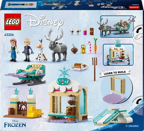 Lego ǀ Disney Frozen Anna’Nın Kızak Macerası 43256-4 Yaş Ve Üzeri Prenses Seven Çocuklar Için Yaratı - Resim 6