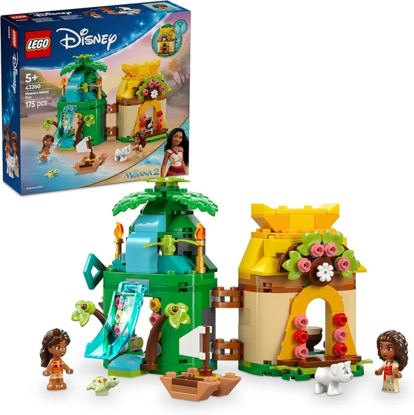 Lego ǀ Disney Princess Moana’Nın Ada Eğlencesi 43260, 5 Yaş Ve Üzeri Kız Ve Erkek Çocukları İçin Yar ürün görseli 1