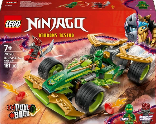 Lego Ninjago Lloyd’Un Çek-Bırak Yarış Arabası 71828-7 Yaş Ve Üzeri Çocuklar Için Yaratıcı Oyuncak Ya - Resim 3