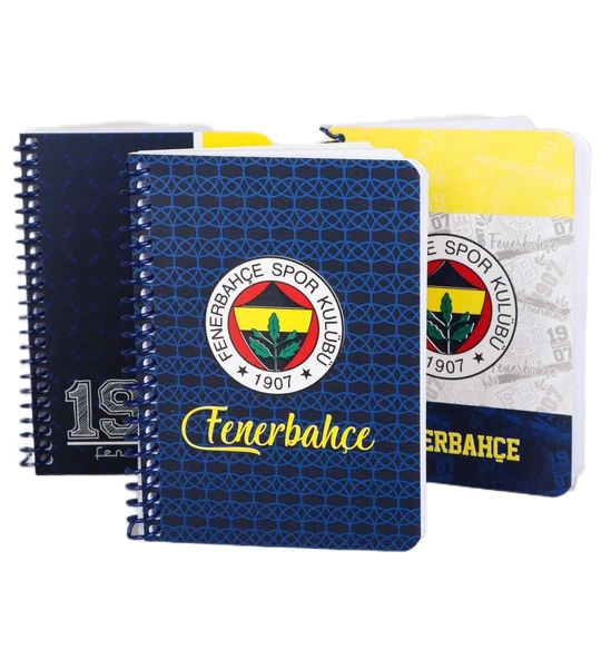 Fenerbahçe A6 72 Yaprak Karton Kapak Spiralli Bloknot Çizgili (591709)
