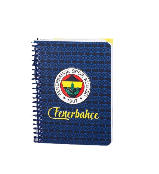 Fenerbahçe A6 72 Yaprak Karton Kapak Spiralli Bloknot Çizgili (591709) - 3