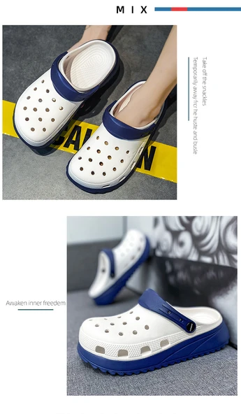 Çocuk Terlik Sandalet - Kalın Tabanlı (Kurşuni Beyaz Gri) - Resim 11